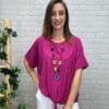 Blusa Bora T-36/50 Dibujo Troquelado - Imagen 5