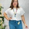 Blusa Bora T-36/50 Dibujo Troquelado - Imagen 2