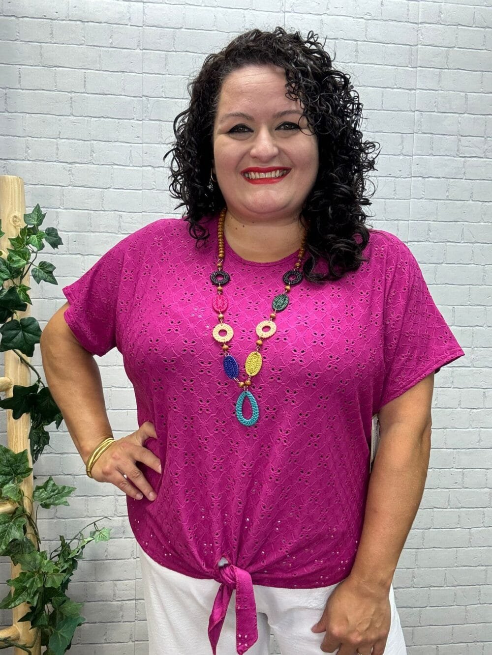 Blusa Bora T-36/50 Dibujo Troquelado