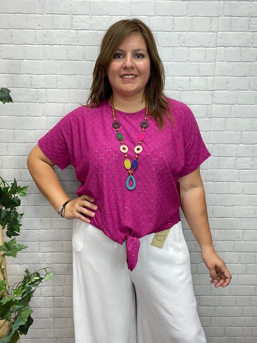 Blusa Bora T-36/50 Dibujo Troquelado - Imagen 4