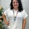 Blusa Bora T-36/50 Dibujo Troquelado - Imagen 8