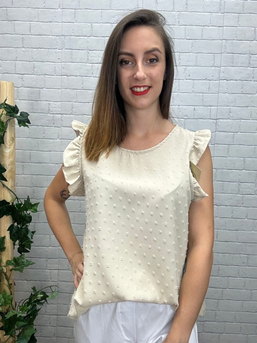 Blusa Crésida T-36/42 De Plumeti