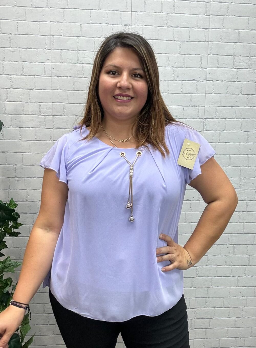 Blusa Elena T-36/44 Tipo Gasa - Imagen 4