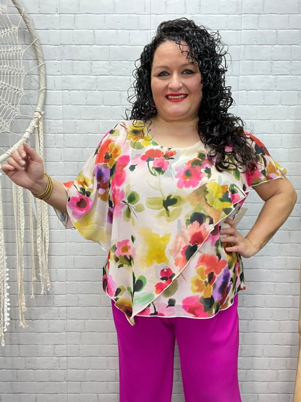 Blusa capas Artemisa T-2XL Estampada