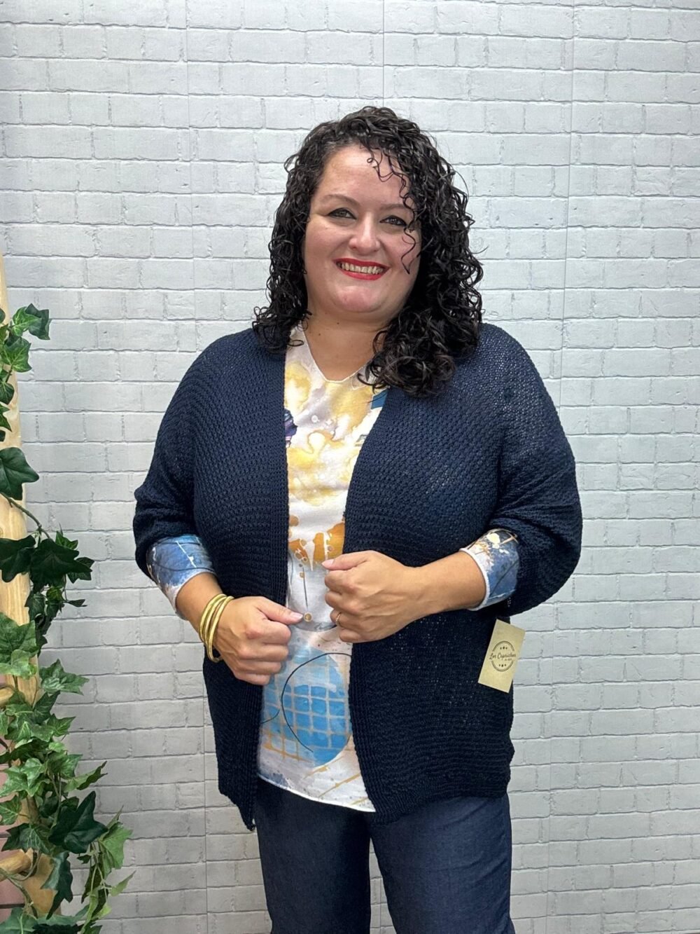 Cardigan Mena T-36/46 De Hilo