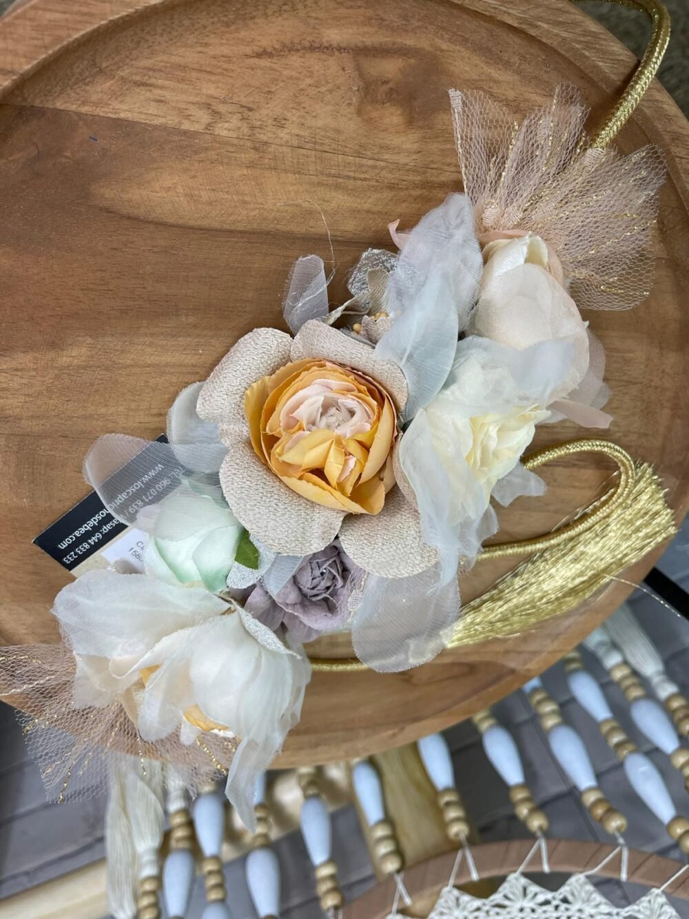 Cinturon Claudia Con Flores - Imagen 2