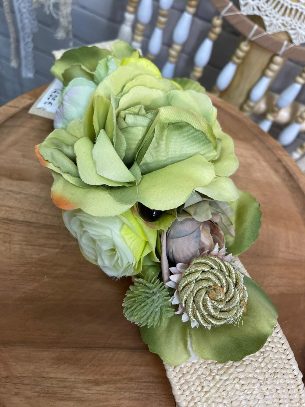 Cinturón Elástico Vera Con Flores - Imagen 2