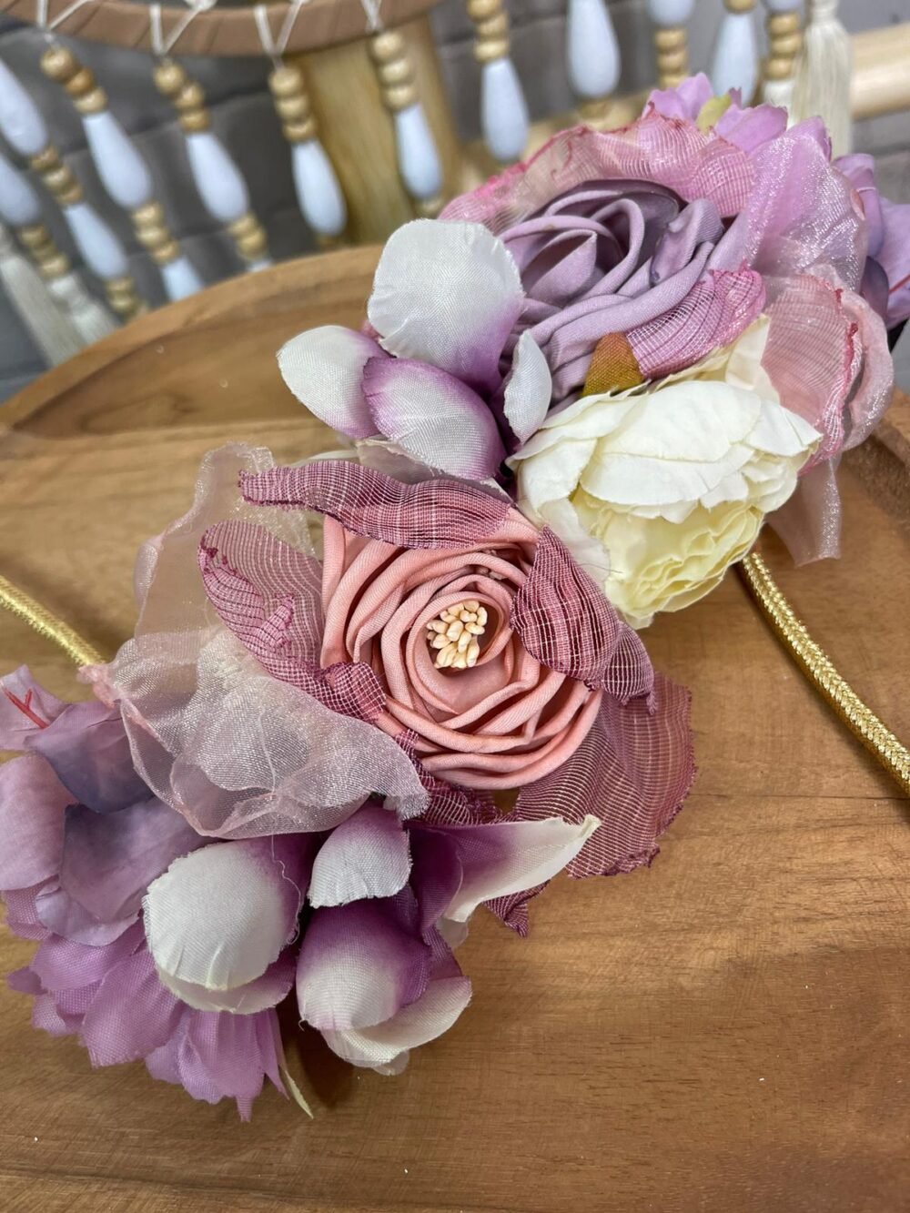Cinturon Pili Con Flores - Imagen 2