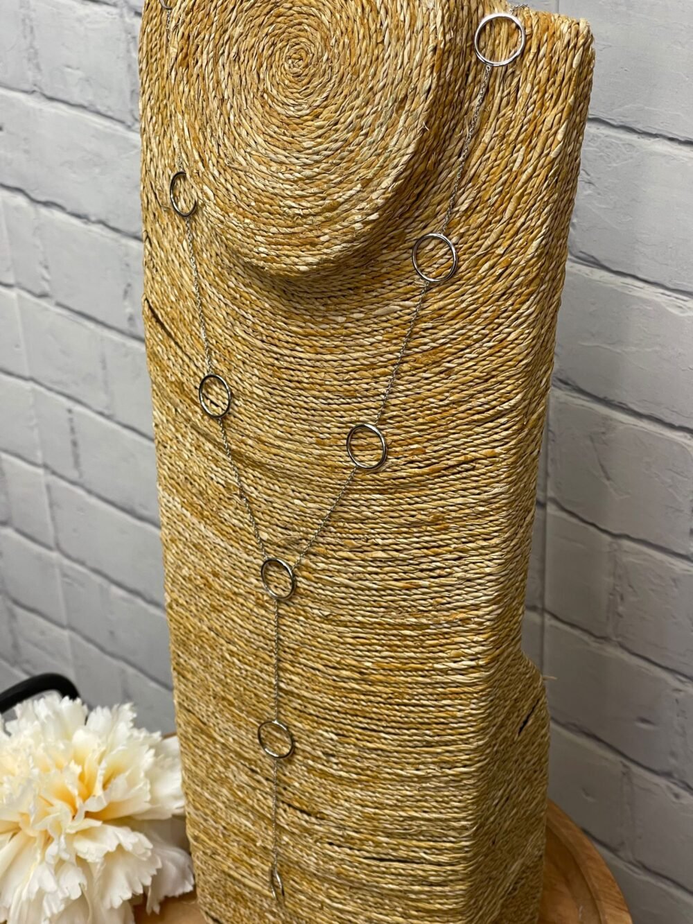 Collar acero Circles plata