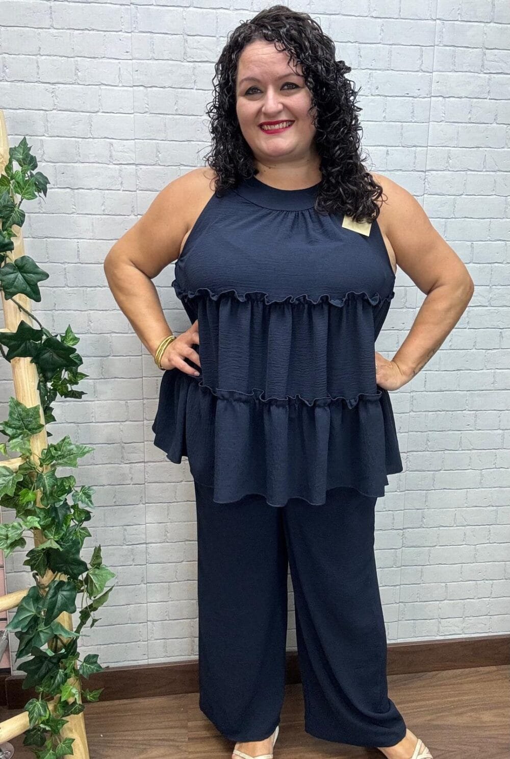 Conjunto Bárbara T-46/50 Con Volantes - Imagen 7