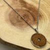 Collar Acero Inoxidable Circulo CA0013 plateado