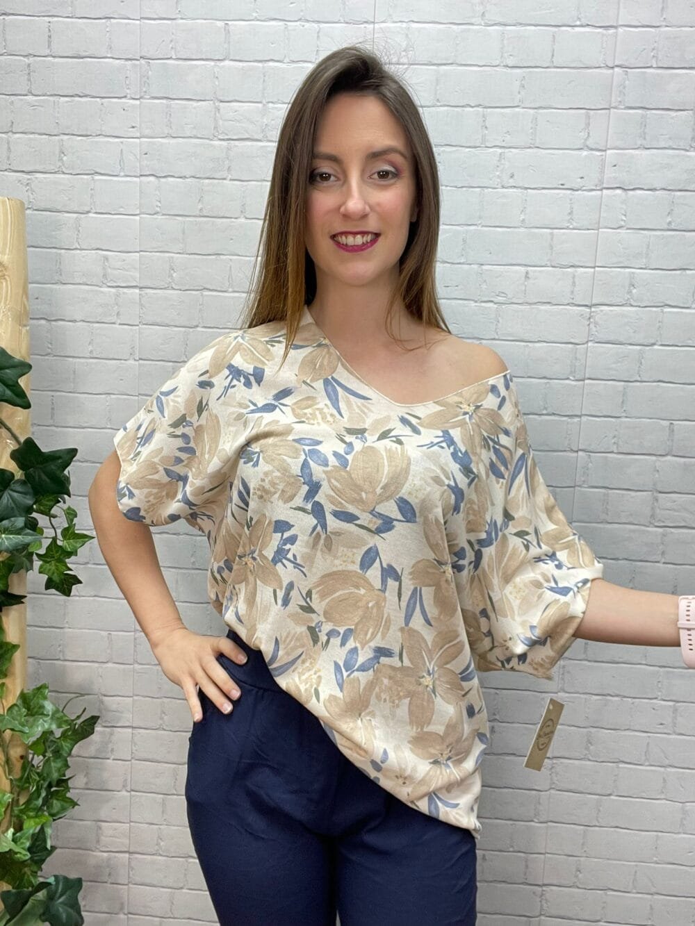 Jersey Irma T-36/50 Con Flores - Imagen 4