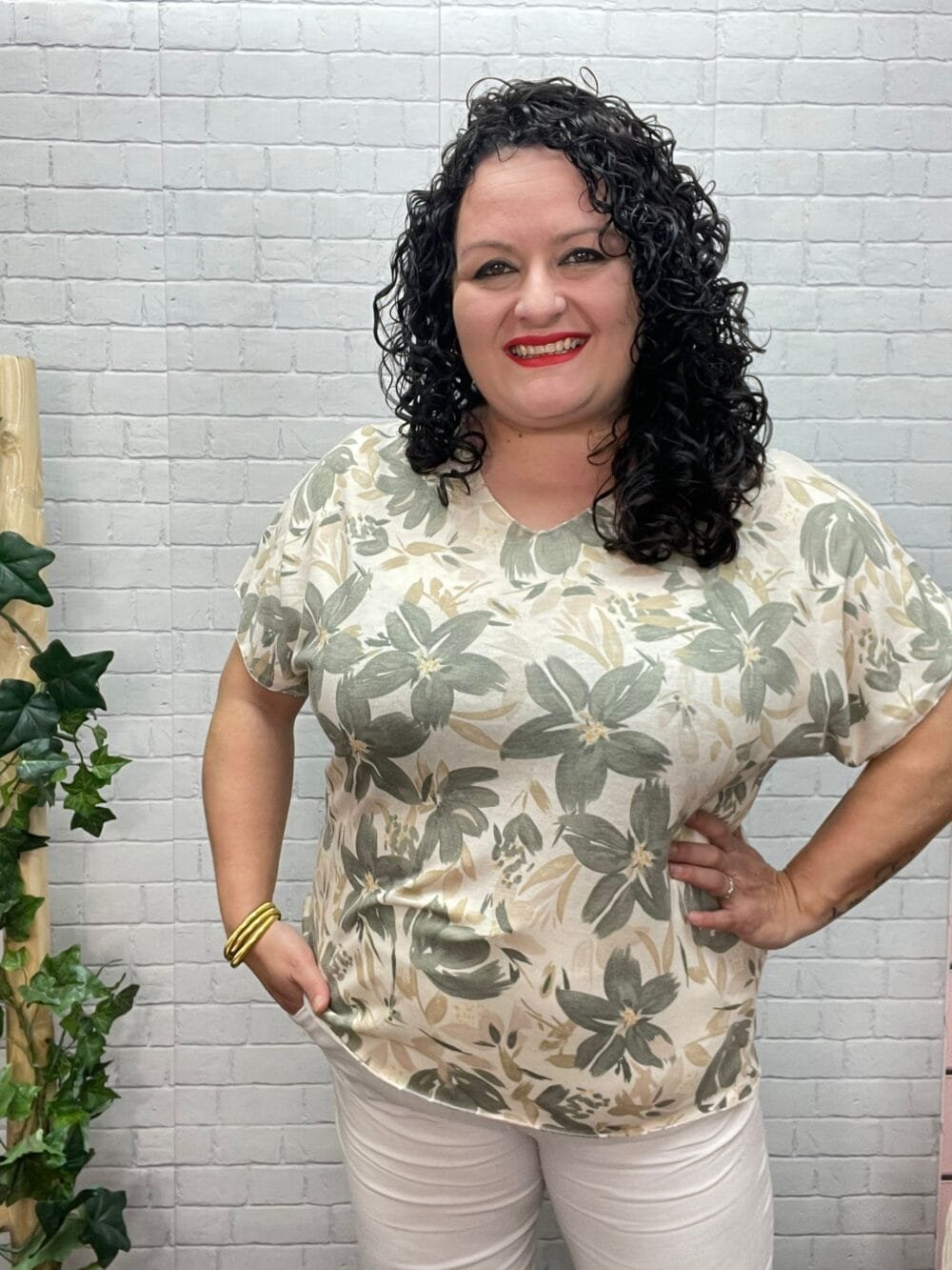 Jersey Irma T-36/50 Con Flores - Imagen 3