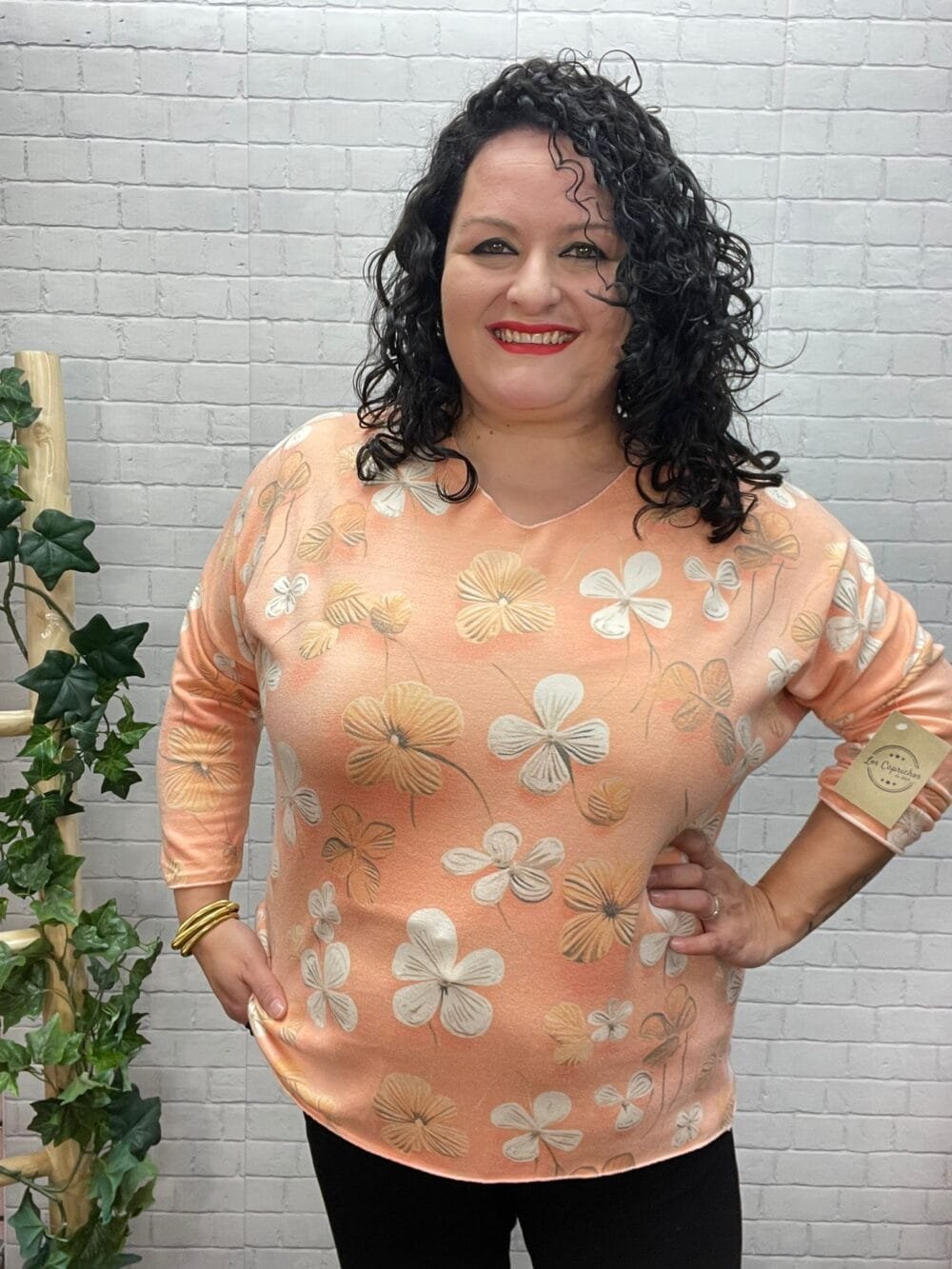 Jersey Sole T-40/50 Estampado Floral - Imagen 8