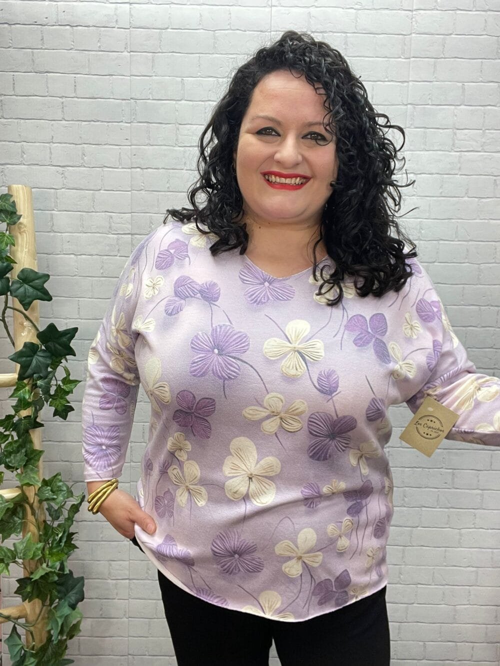 Jersey Sole T-40/50 Estampado Floral - Imagen 6