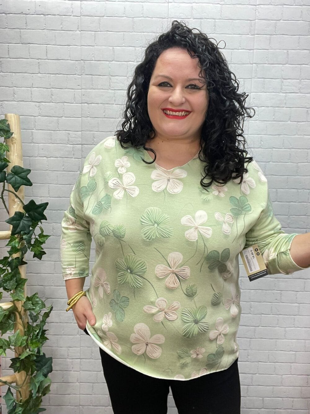 Jersey Sole T-40/50 Estampado Floral - Imagen 5