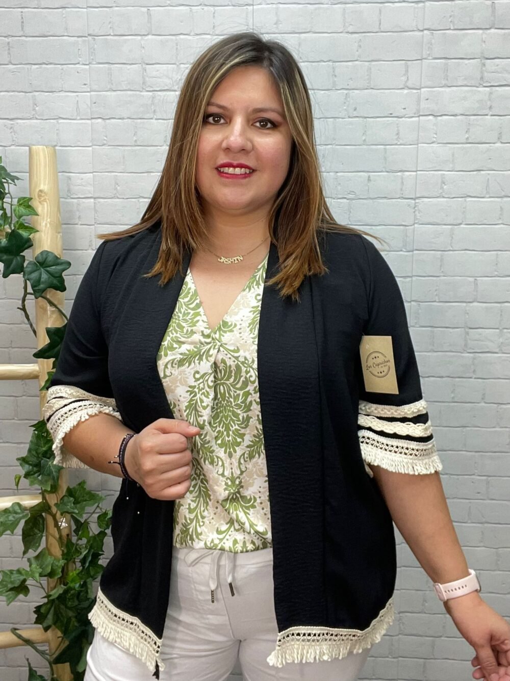 Kimono Jimena T-36/50 Con Flecos