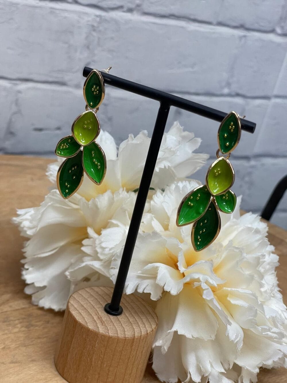 Pendiente Belen verde