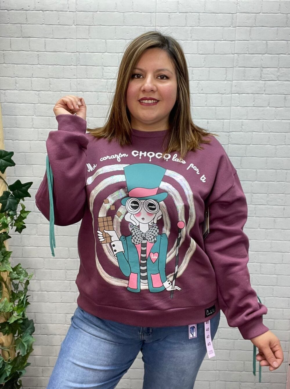 Sudadera Willy Anabel Lee T-M/2XL Con Dibujo - Imagen 17