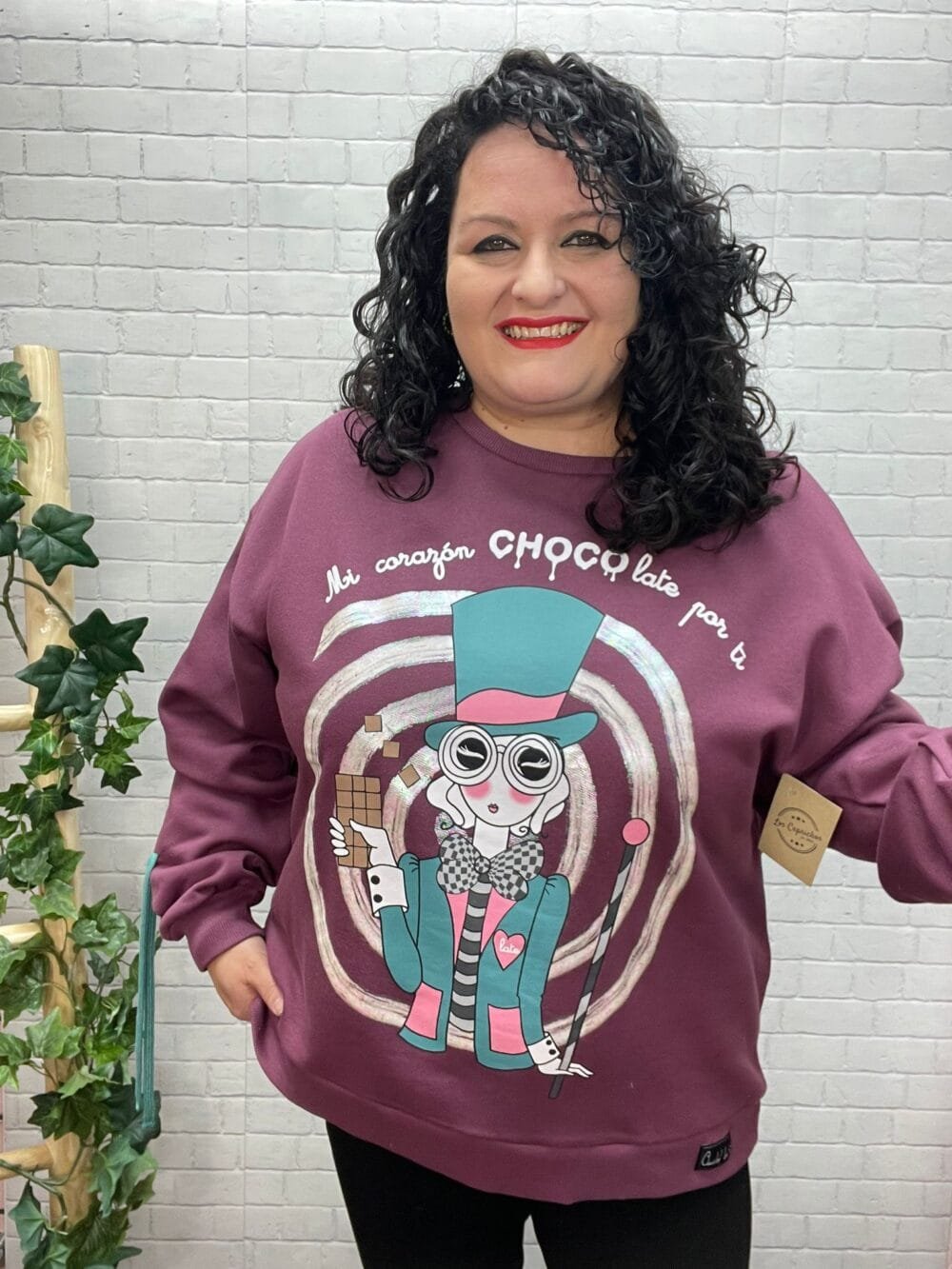 Sudadera Willy Anabel Lee T-M/2XL Con Dibujo - Imagen 2
