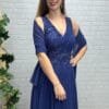Vestido Ahana T-S/M-L/XL Con Pedrería