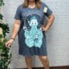 Vestido Capitan Anabel Lee T-M/2XL Corte Evasé - Imagen 4