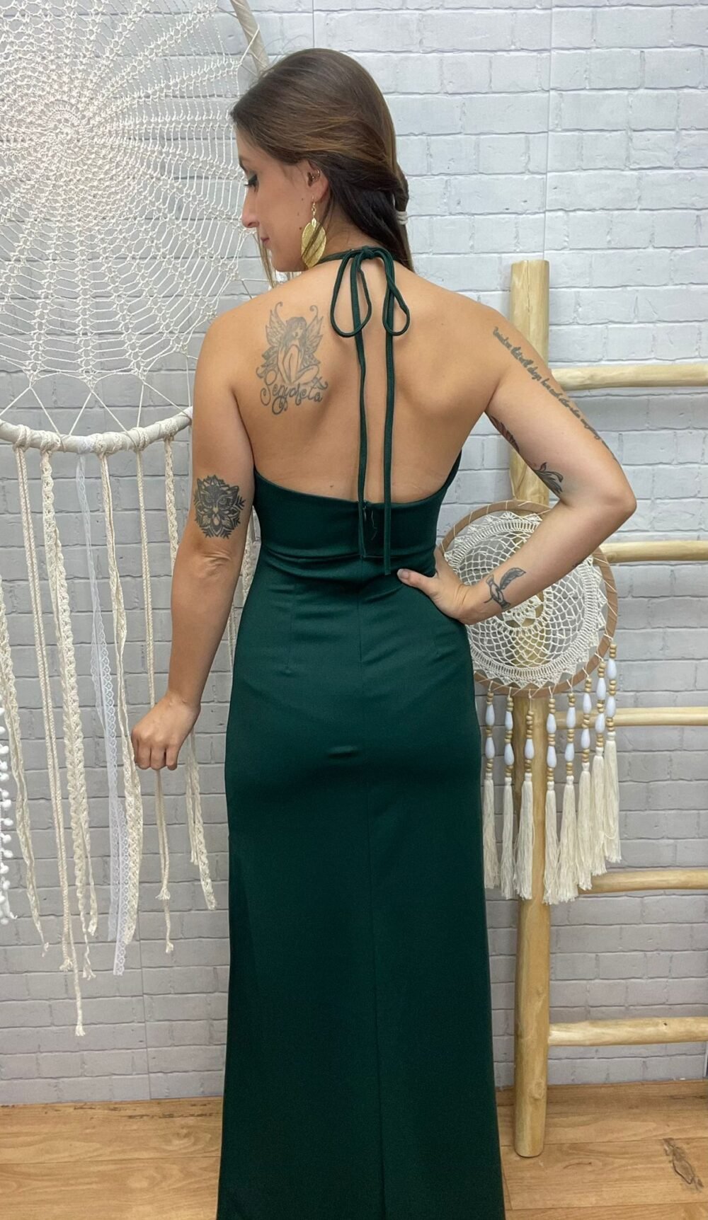 Vestido Clara Con Espalda Descubierta T-34/38 - Imagen 7