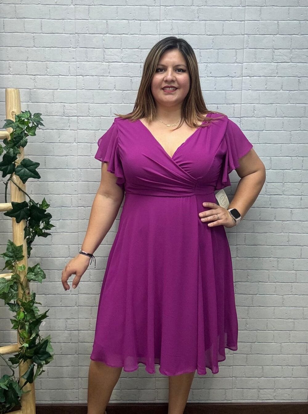 Vestido Cora T-2XL/4XL Tipo Gasa