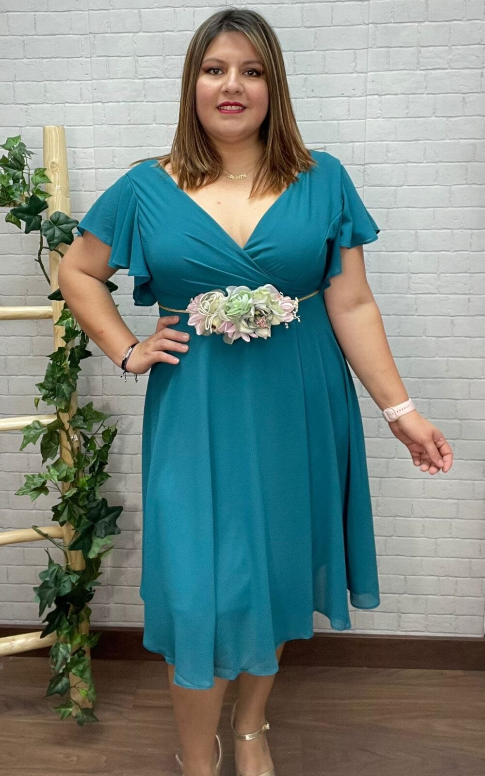 Vestido Cora T-2XL/4XL Tipo Gasa