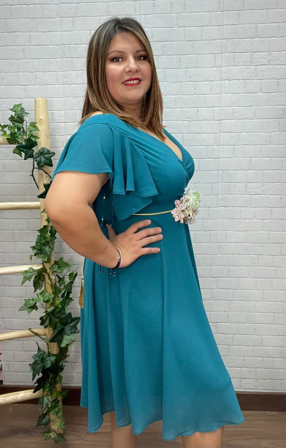 Vestido Cora T-2XL/4XL Tipo Gasa