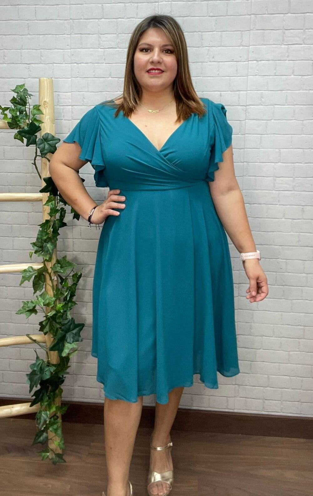 Vestido Cora T-2XL/4XL Tipo Gasa
