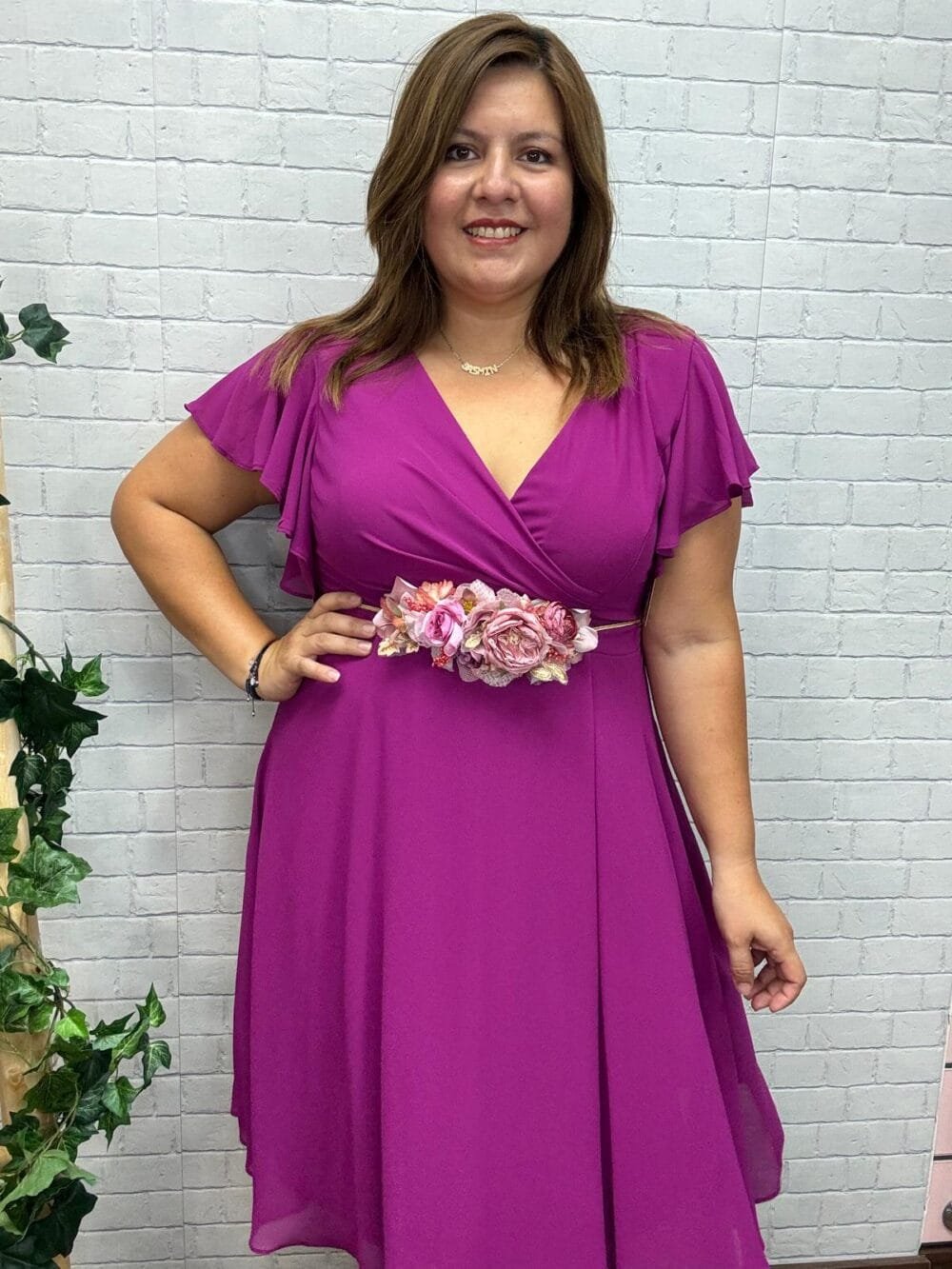 Vestido Cora T-2XL/4XL Tipo Gasa