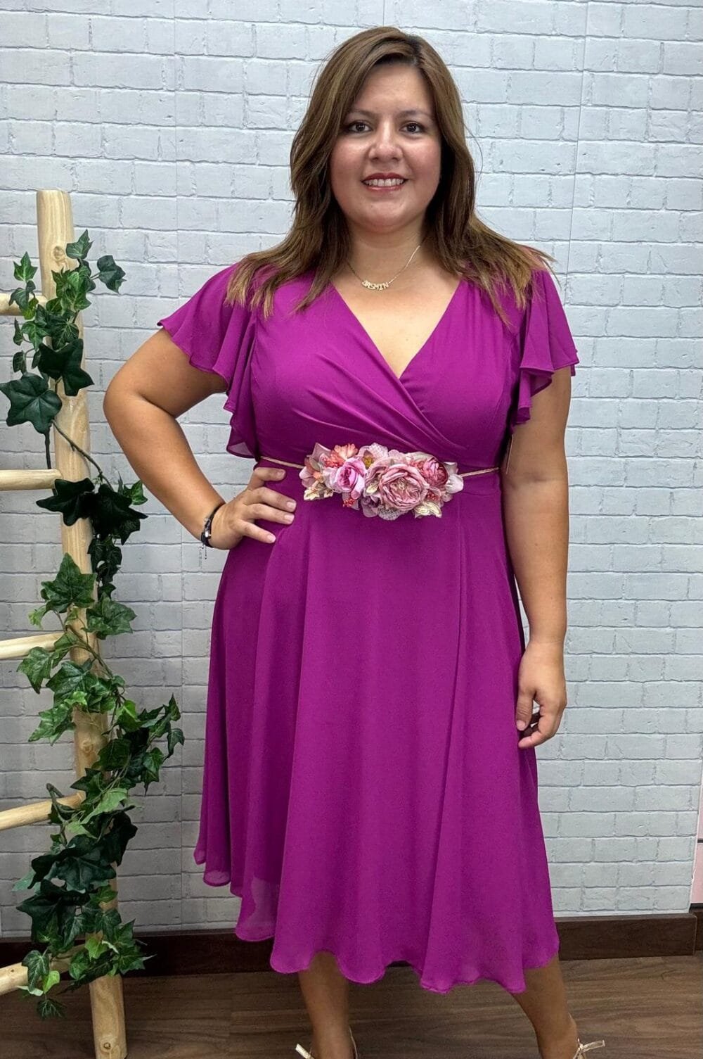 Vestido Cora T-2XL/4XL Tipo Gasa