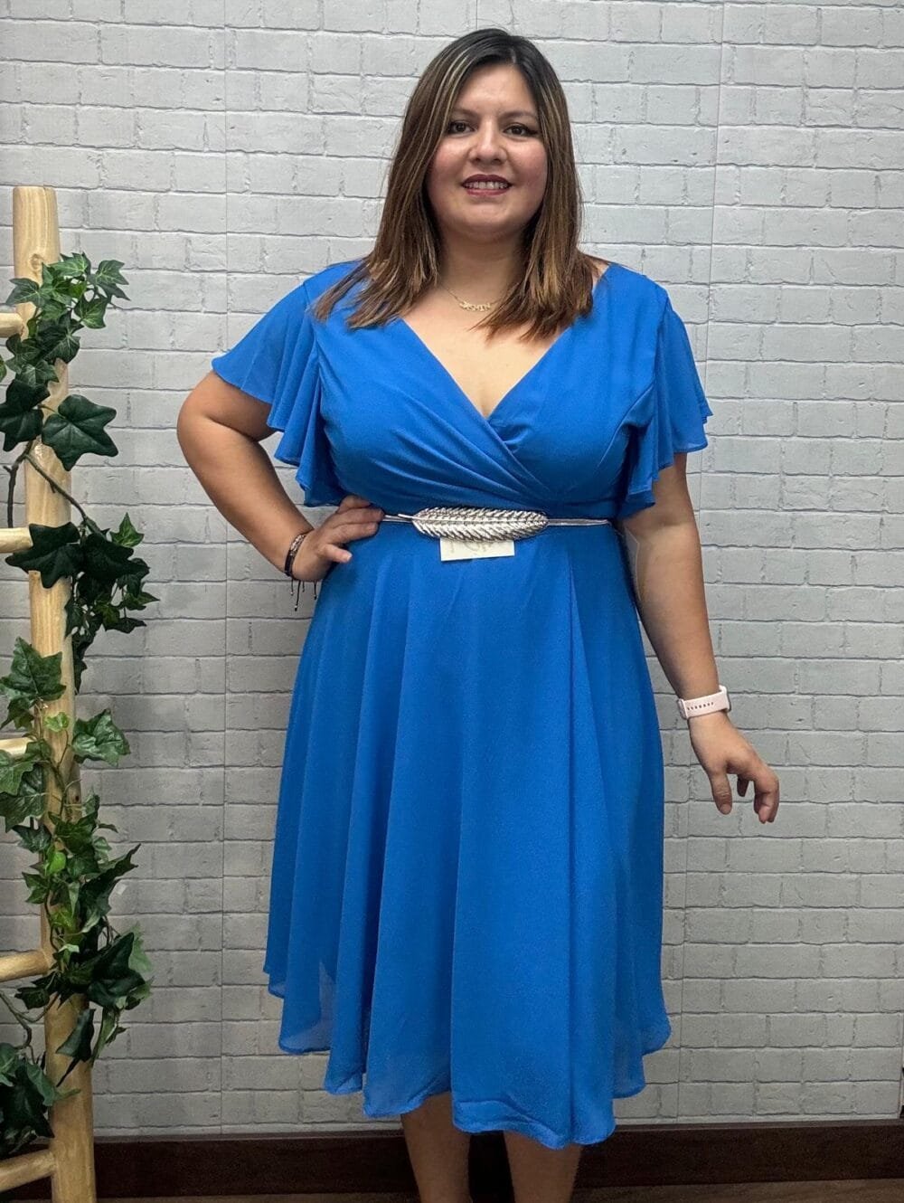 Vestido Cora T-2XL/4XL Tipo Gasa