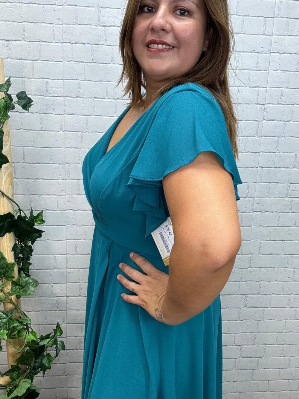 Vestido Cora T-2XL/4XL Tipo Gasa