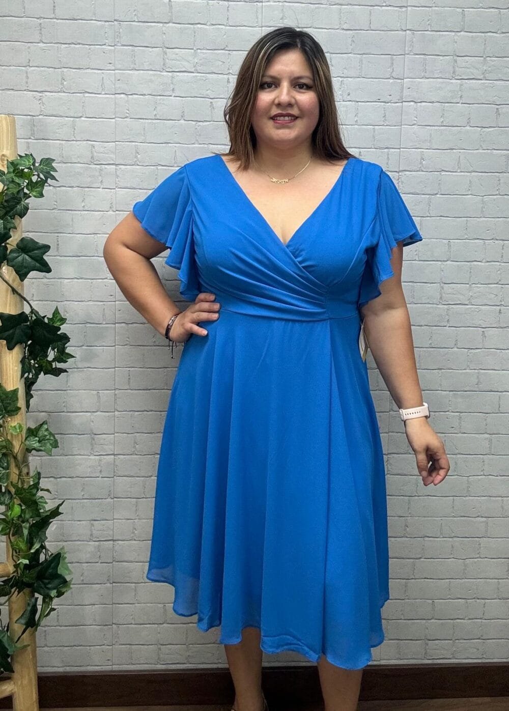 Vestido Cora T-2XL/4XL Tipo Gasa