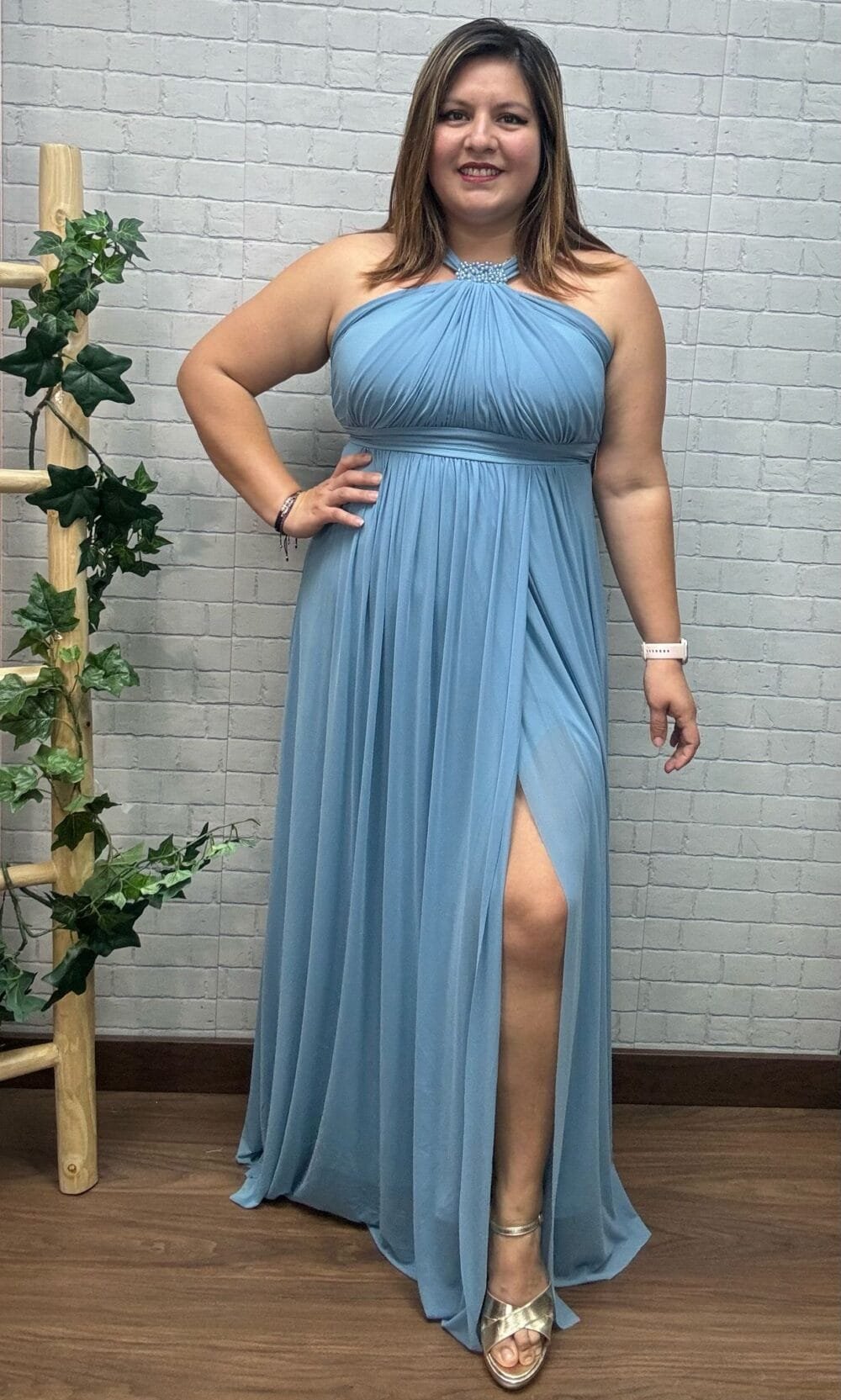 Vestido Juncal T-S/M-L/XL Tipo Gasa