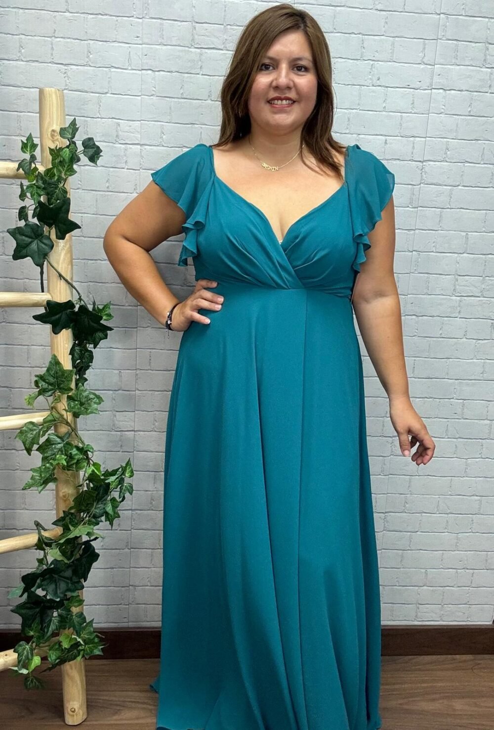 Vestido Maria T-2XL/4XL Tipo Gasa - Imagen 9