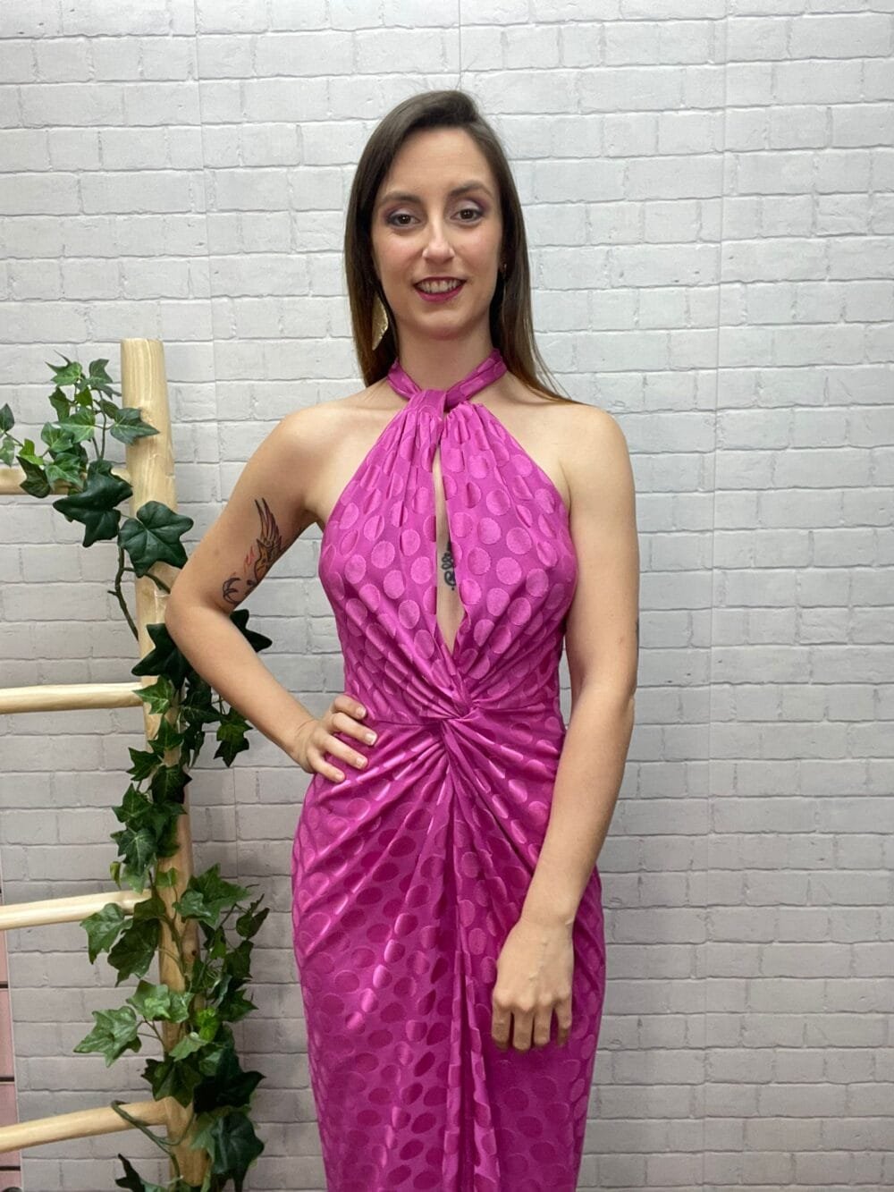 Vestido Oda T-XS/XL Tejido Jaquard - Imagen 3
