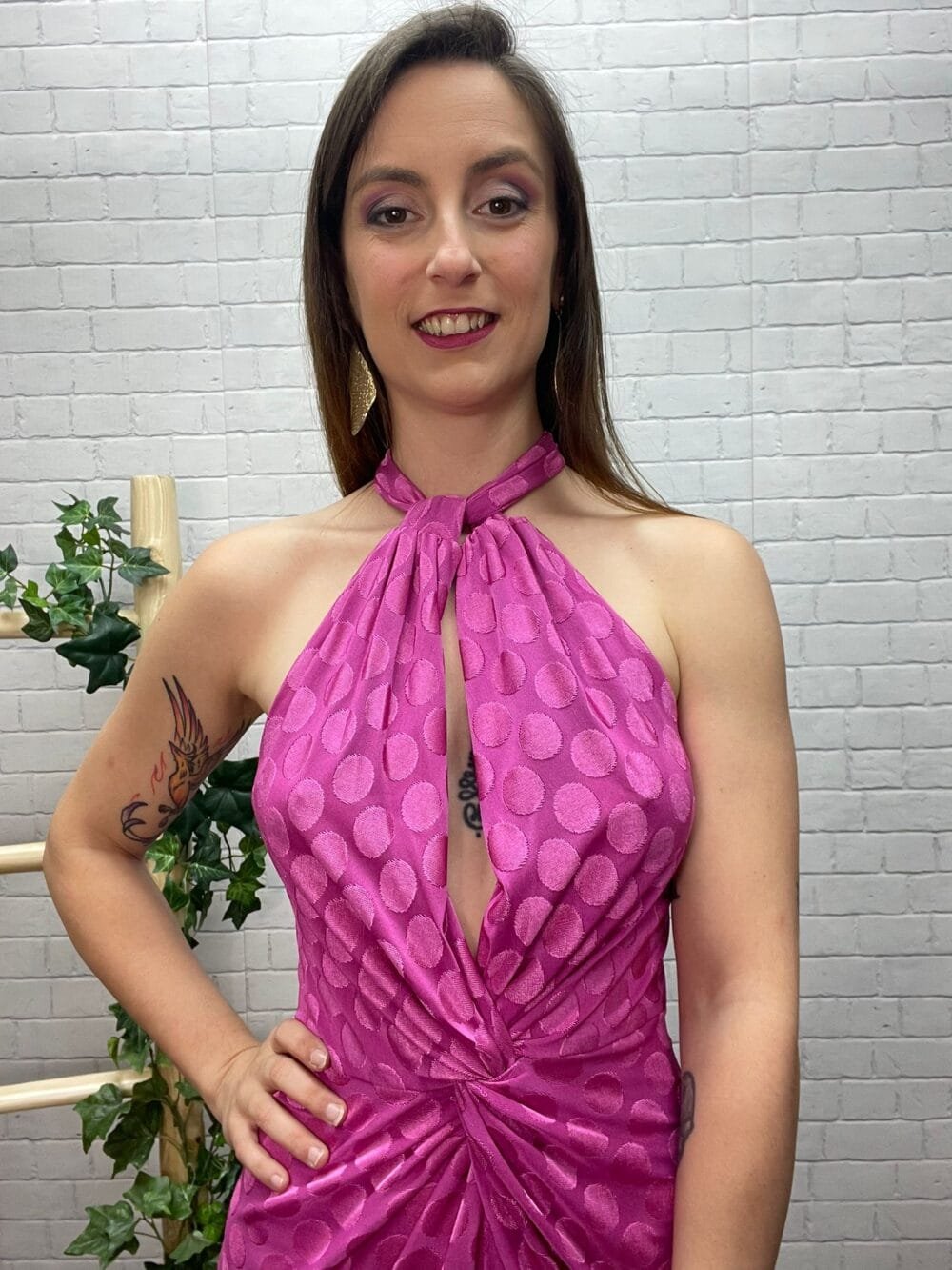 Vestido Oda T-XS/XL Tejido Jaquard - Imagen 4