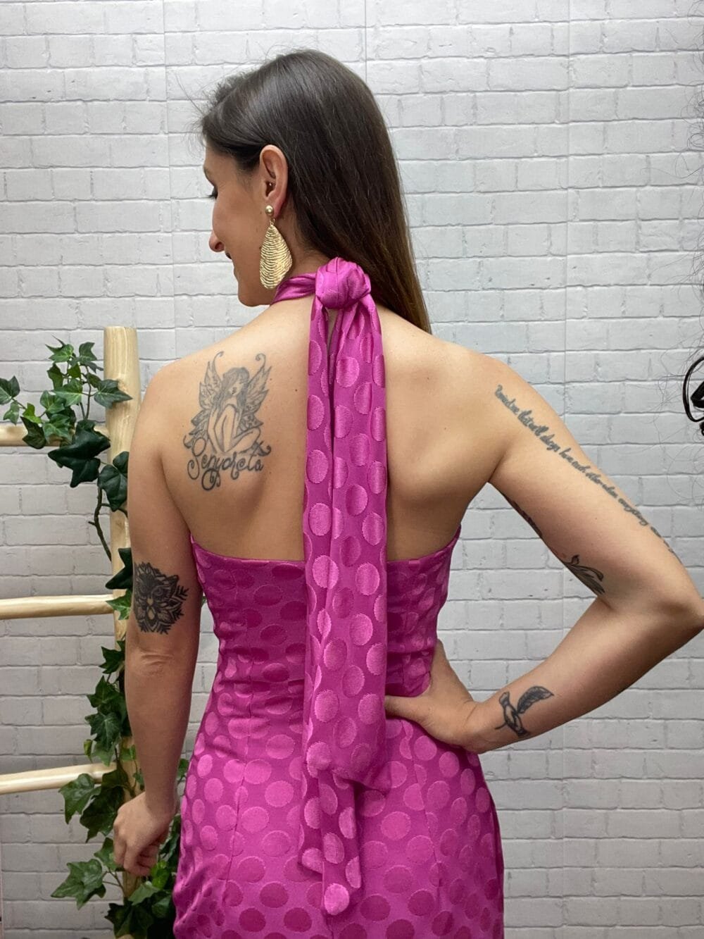 Vestido Oda T-XS/XL Tejido Jaquard - Imagen 6