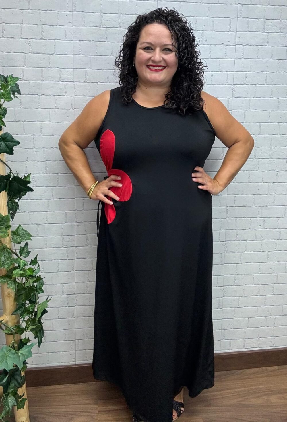 Vestido Ruby T-46/54 Con Flor - Imagen 13