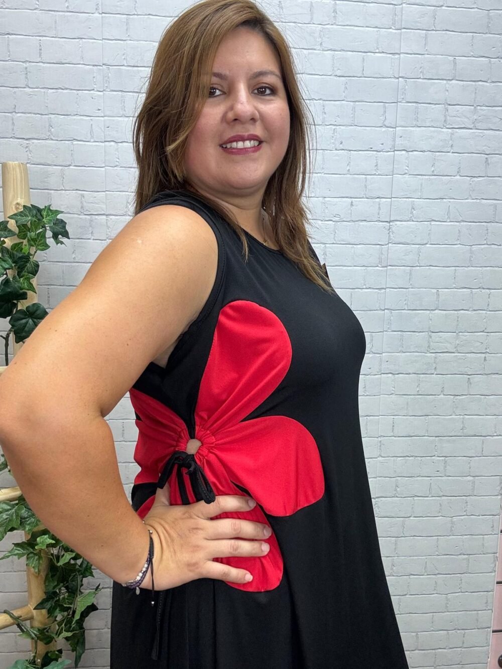 Vestido Ruby T-46/54 Con Flor - Imagen 14