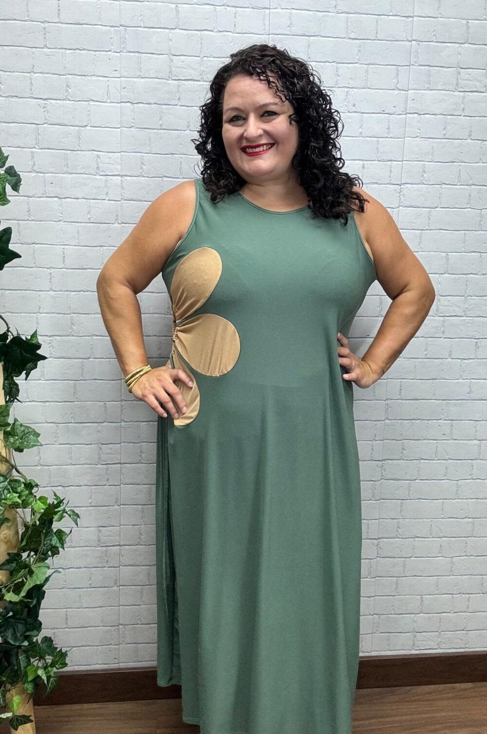 Vestido Ruby T-46/54 Con Flor