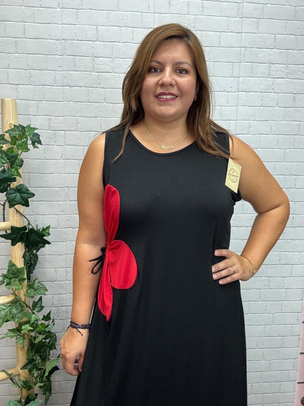 Vestido Ruby T-46/54 Con Flor - Imagen 15