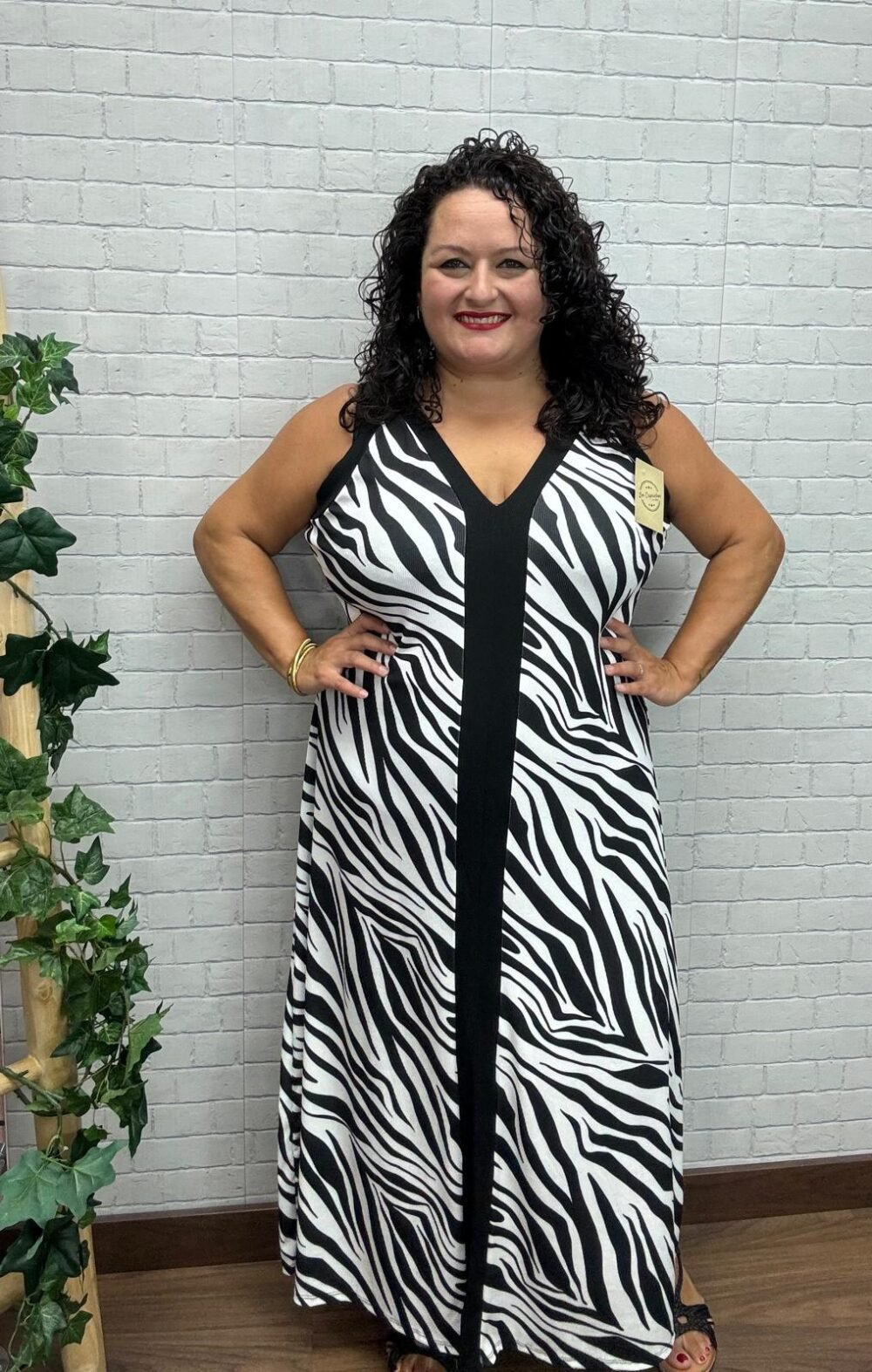 Vestido Tabata T-44/52 Estampado Print