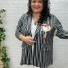 Blazer Snoopi rayas T-44/52 Con Dibujo