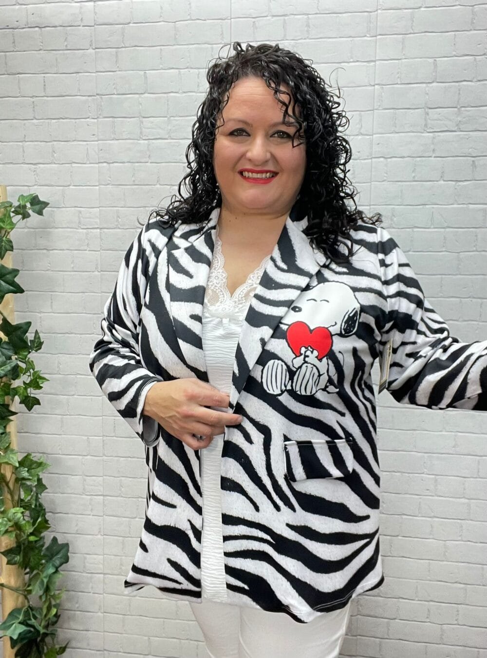 Blazer Snoopi Zebra T-44/52 Con Dibujo