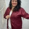 Bomber Cayetana de lentejuelas T-46/54 Curvy - Imagen 5