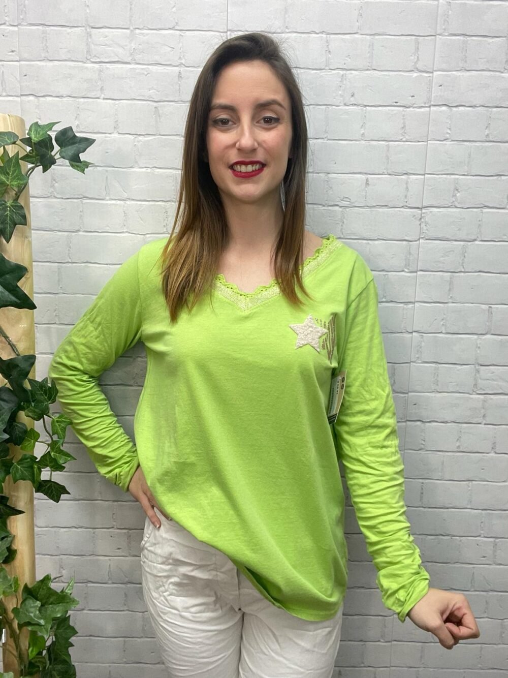 Camiseta Jailyn T-36/44 Con Puntilla - Imagen 3